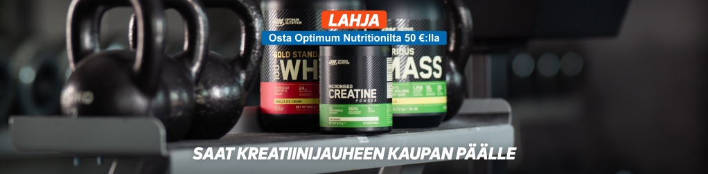 Osta Optimum Nurtritionilta 50 :lla, saat lahjan